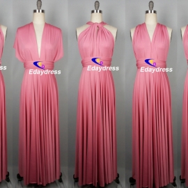 Maxi full long infinity dress, or convertible dress,it is the perfect multiway bridesmaid dress that fits all body shapes bridesmaid dresses