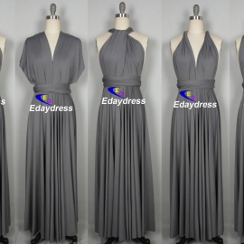 Maxi full long infinity dress, or convertible dress,it is the perfect multiway bridesmaid dress that fits all body shapes bridesmaid dresses