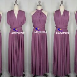 Maxi full long infinity dress, or convertible dress,it is the perfect multiway bridesmaid dress that fits all body shapes bridesmaid dresses