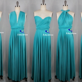 Maxi full long infinity dress, or convertible dress,it is the perfect multiway bridesmaid dress that fits all body shapes bridesmaid dresses