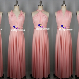 Maxi full long infinity dress, or convertible dress,it is the perfect multiway bridesmaid dress that fits all body shapes bridesmaid dresses