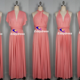 Maxi full long infinity dress, or convertible dress,it is the perfect multiway bridesmaid dress that fits all body shapes bridesmaid dresses