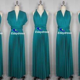 Maxi full long infinity dress, or convertible dress,it is the perfect multiway bridesmaid dress that fits all body shapes bridesmaid dresses
