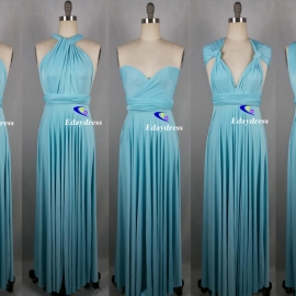 Maxi full long infinity dress, or convertible dress,it is the perfect multiway bridesmaid dress that fits all body shapes bridesmaid dresses