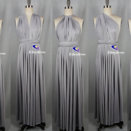 Maxi full long infinity dress, or convertible dress,it is the perfect multiway bridesmaid dress that fits all body shapes bridesmaid dresses