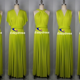 Maxi full long infinity dress, or convertible dress,it is the perfect multiway bridesmaid dress that fits all body shapes bridesmaid dresses