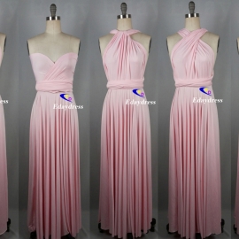 Maxi full long infinity dress, or convertible dress,it is the perfect multiway bridesmaid dress that fits all body shapes bridesmaid dresses