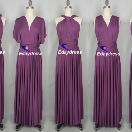 Maxi full long infinity dress, or convertible dress,it is the perfect multiway bridesmaid dress that fits all body shapes bridesmaid dresses
