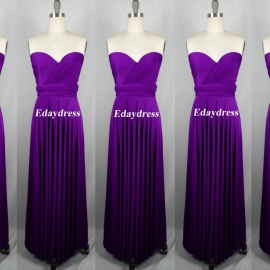 Maxi full long infinity dress, or convertible dress,it is the perfect multiway bridesmaid dress that fits all body shapes bridesmaid dresses