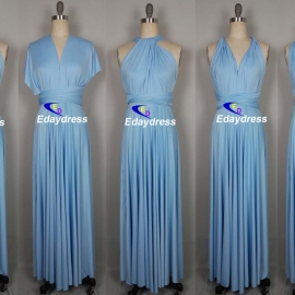 Maxi full long infinity dress, or convertible dress,it is the perfect multiway bridesmaid dress that fits all body shapes bridesmaid dresses