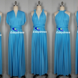 Maxi full long infinity dress, or convertible dress,it is the perfect multiway bridesmaid dress that fits all body shapes bridesmaid dresses