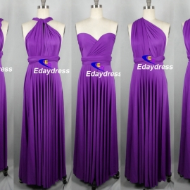 Maxi full long infinity dress, or convertible dress,it is the perfect multiway bridesmaid dress that fits all body shapes bridesmaid dresses