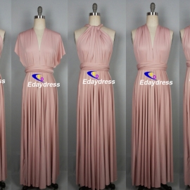 Maxi full long infinity dress, or convertible dress,it is the perfect multiway bridesmaid dress that fits all body shapes bridesmaid dresses