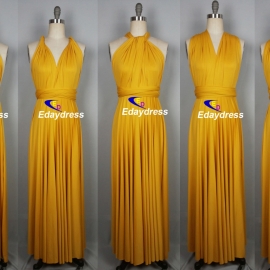 Maxi full long infinity dress, or convertible dress,it is the perfect multiway bridesmaid dress that fits all body shapes bridesmaid dresses