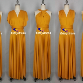 Maxi full long infinity dress, or convertible dress,it is the perfect multiway bridesmaid dress that fits all body shapes bridesmaid dresses