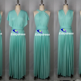 Maxi full long infinity dress, or convertible dress,it is the perfect multiway bridesmaid dress that fits all body shapes bridesmaid dresses