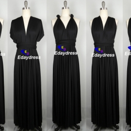 Maxi full long infinity dress, or convertible dress,it is the perfect multiway bridesmaid dress that fits all body shapes bridesmaid dresses