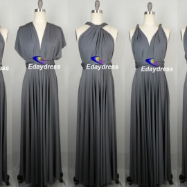 Maxi full long infinity dress, or convertible dress,it is the perfect multiway bridesmaid dress that fits all body shapes bridesmaid dresses