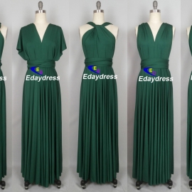 Maxi full long infinity dress, or convertible dress,it is the perfect multiway bridesmaid dress that fits all body shapes bridesmaid dresses