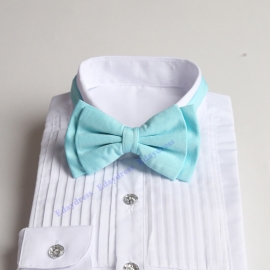 Straps length adjustable for wedding with fabric matching infinity dresses men or children bow ties