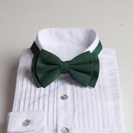 Straps length adjustable for wedding with fabric matching infinity dresses men or children bow ties