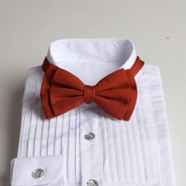 Straps length adjustable for wedding with fabric matching infinity dresses men or children bow ties