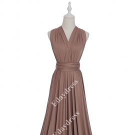 Extra floor length flattering multi ways wrap convertible bridesmaid dresses solid tuape infinity dresses