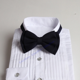 Straps length adjustable for wedding with fabric matching infinity dresses men or children bow ties