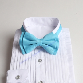 Straps length adjustable for wedding with fabric matching infinity dresses men or children bow ties