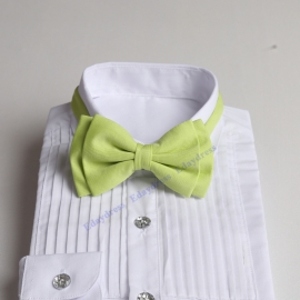 Straps length adjustable for wedding with fabric matching infinity dresses men or children bow ties