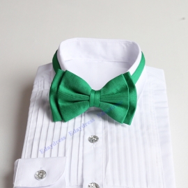 Straps length adjustable for wedding with fabric matching infinity dresses men or children bow ties