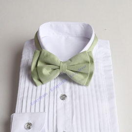 Straps length adjustable for wedding with fabric matching infinity dresses men or children bow ties