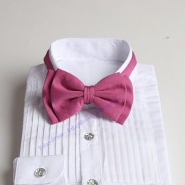 Straps length adjustable for wedding with fabric matching infinity dresses men or children bow ties