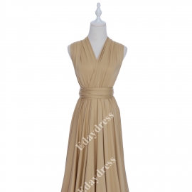 Extra floor length flattering multi ways wrap convertible bridesmaid dresses solid stone infinity dresses