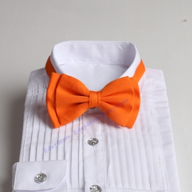 Straps length adjustable for wedding with fabric matching infinity dresses men or children bow ties