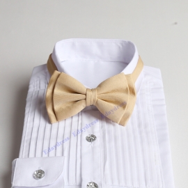 Straps length adjustable for wedding with fabric matching infinity dresses men or children bow ties