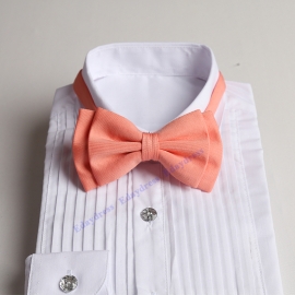 Straps length adjustable for wedding with fabric matching infinity dresses men or children bow ties