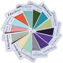 Color swatches for wrap convertible multiway bridesmaid infinity dresses