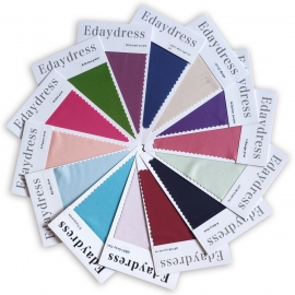 Color swatches for wrap convertible multiway bridesmaid infinity dresses