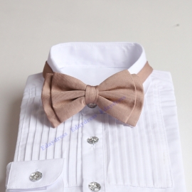Straps length adjustable for wedding with fabric matching infinity dresses men or children bow ties
