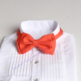 Straps length adjustable for wedding with fabric matching infinity dresses men or children bow ties