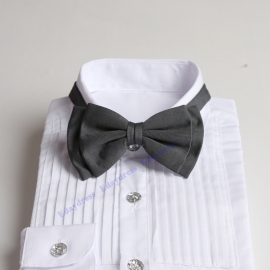 Straps length adjustable for wedding with fabric matching infinity dresses men or children bow ties