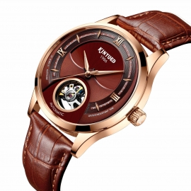 Fashion brand  mens watch tourbillon movement moon phase mechanical automatic watch luxury 
