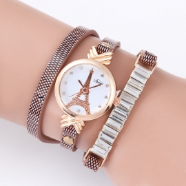 New design lady female rhinestone quartz watches