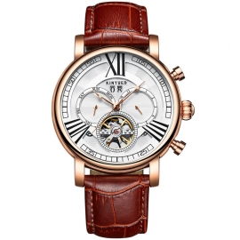 Luxury men automatic mechanical watches male multifunction waterproof sports watch 