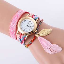 Female luxury rhinestone squartz watches