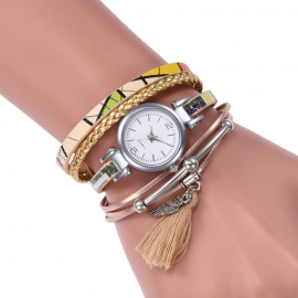 Creative old fashion long band high quality quartz female watches