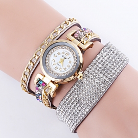Female fashion bracelet squartz watches