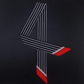 Long print silk smooth look tape belt sashes