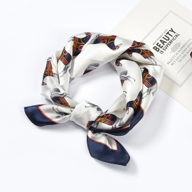 100% mulberry silk high quality elegant square scarf